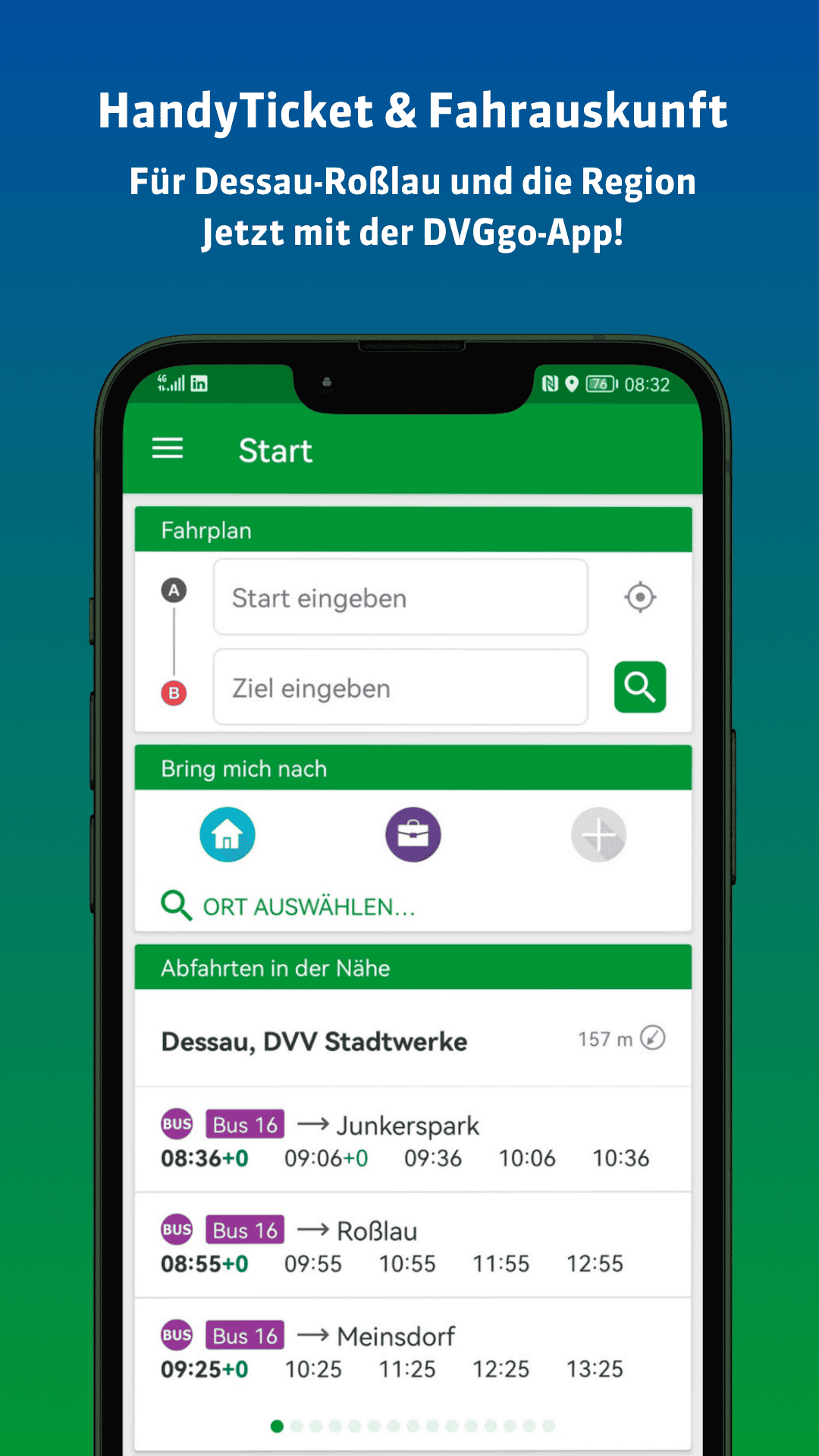 Fahrauskunft DVGgo App