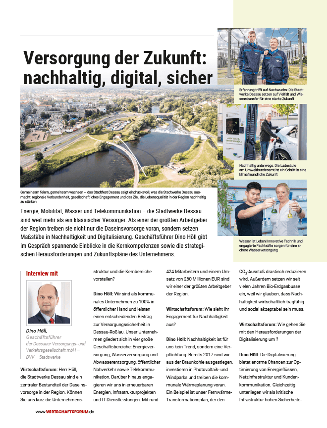 Ansicht Artikel Wirtschaftsforum